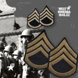 Originální rukávové hodnostní označení STAFF SERGEANT